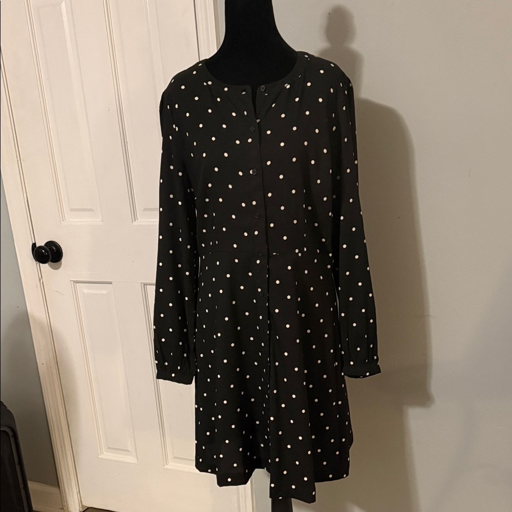 Black Polka Dot Dress